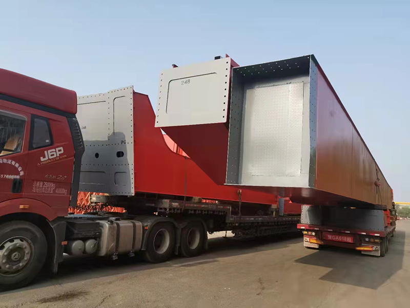 50吨双主梁龙门装车完毕